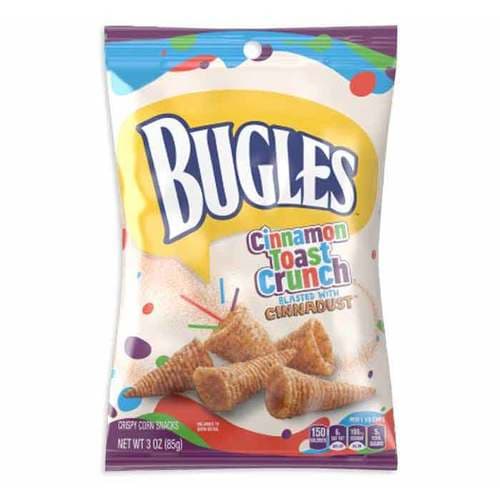 Bugles Crispy Corn Snack • Cinnamon Toast Crunch
