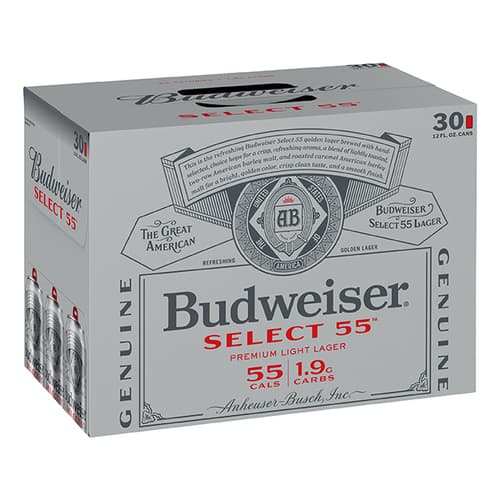 Budweiser Select 55 • 30pk Cans