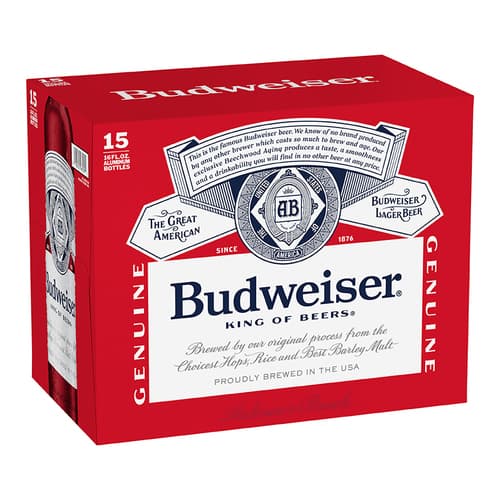 Budweiser • 15pk 16oz Aluminim Bottles