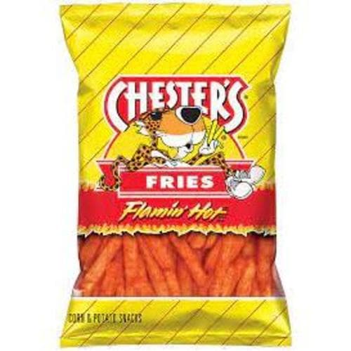 Chesters Flamin Hot Fries Cheese Flavored Snacks