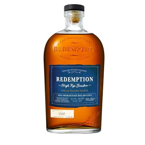 Spec's Single Barrel • Redemption High Rye Bbn.