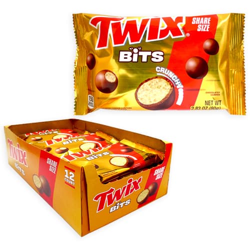Twix Chocolate Candy Bits Share Size