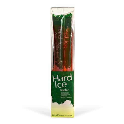 Hard Ice Vodka Freezies • Watermelon 6pk-200ml