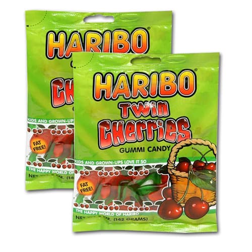 Haribo Twin Cherries Gummi Candy