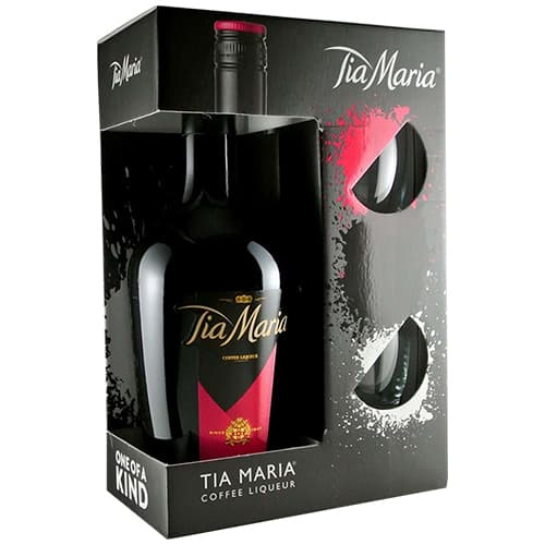 Tia Maria Coffee Liqueur • with 2 Glasses