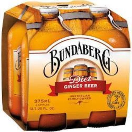 Tastings Bundaberg Soda • Diet Ginger Beer 4pk 12.7 oz