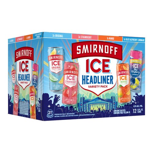 Smirnoff Ice Headliner Variety • 12pk Can