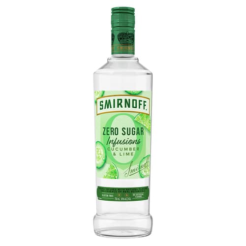 Smirnoff Vodka • Zero Sugar Cucumber Lime