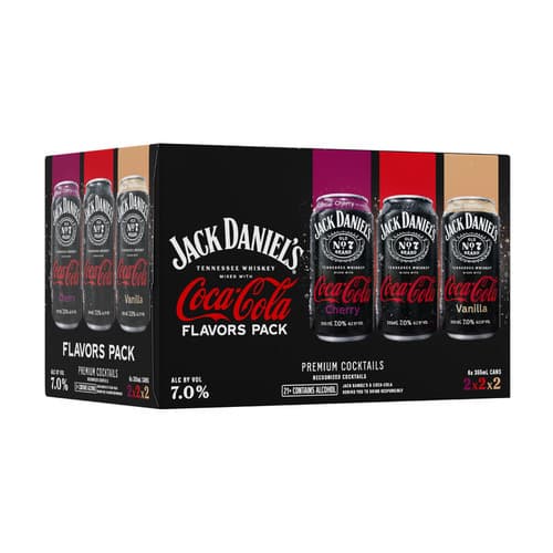 Jack Daniels Cocktails • Jack & Coke Variety Pack