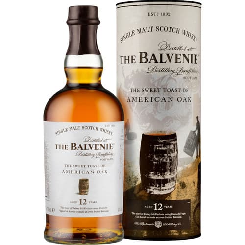 The Balvenie Sweet Toast American Oak 12 Year Single Malt Scotch Whisky