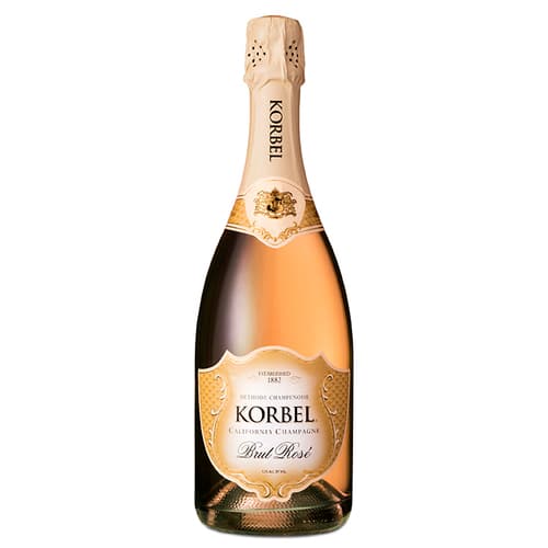 Korbel Brut Rose Methode Champenoise Pinot Noir