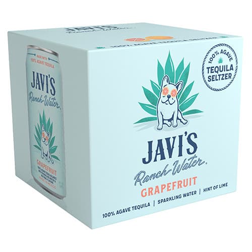 Javi's Ranch Water Cocktail • Grapefruit 4pk-12oz