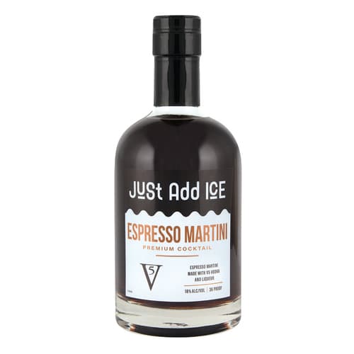 Just Add Ice • Espresso Martini with  V•5 Vodka