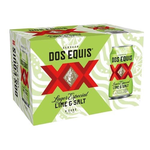 Dos Equis Lager Lime & Salt • 6pk Can