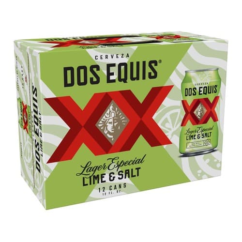 Dos Equis Lager Lime & Salt • 12pk Can