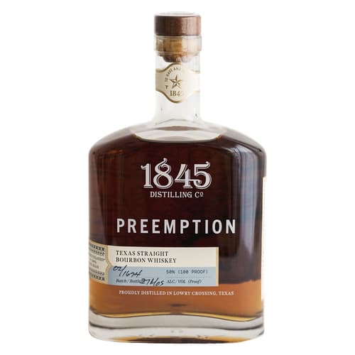 1845 Preemption Texas Straight Bourbon