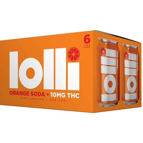 Lolli Hemp Derived Orange Soda 10mg