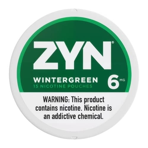 Zyn Nicotine Pouches Wintergreen 6mg • Roll