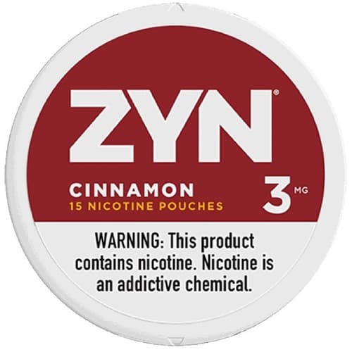 Zyn Nicotine Pouches Cinnamon 3mg • Roll
