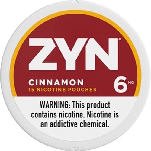 Zyn Nicotine Pouches Cinnamon 6mg • Roll