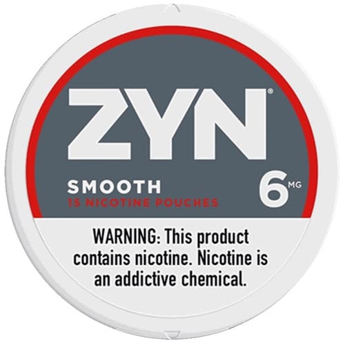 Zyn Nicotine Pouches Smooth 6mg • Roll