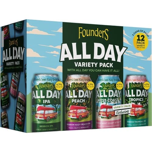 Founders All Day Variety • 12pk Can
