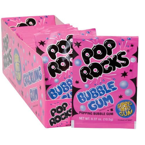 Pop Rocks Popping Bubble Gum Flavored Candy