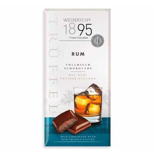Holiday • Weinrich 1895 Milk Chocolate Bar - Rum Truffle Filling