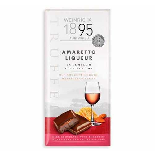 Holiday • Weinrich 1895 Milk Chocolate Bar Amaretto Honey Marzipan Filled