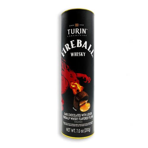 Turin Dark Chocolate Fireball Whiskey Filled