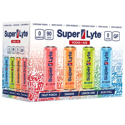 Super Lyte Vodka + Ade • Variety Pack 8pk-12oz