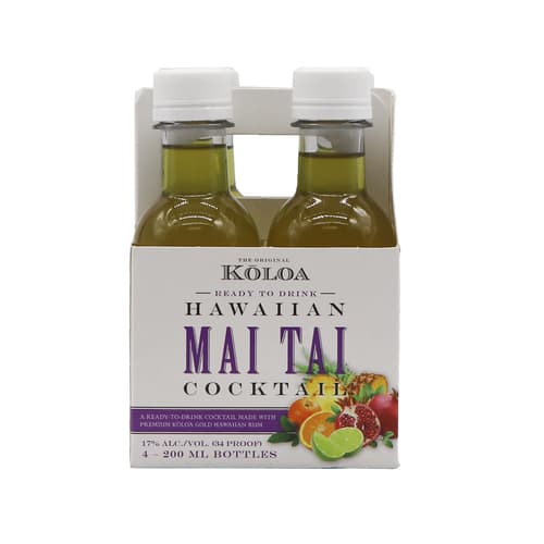 Koloa Hawaiian Cocktails • Mai Tai 4pk-200ml
