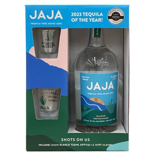 Jaja Tequila• Blanco with 2 Glasses