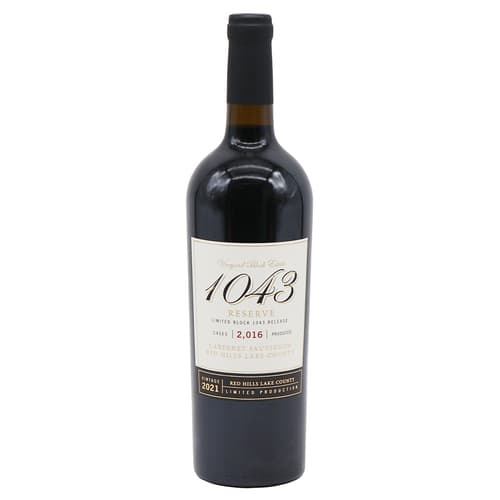 Block 1043 Cabernet Red Hills Lake County