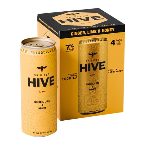 Spirited Hive • Tequila Ginger 4pk-12oz