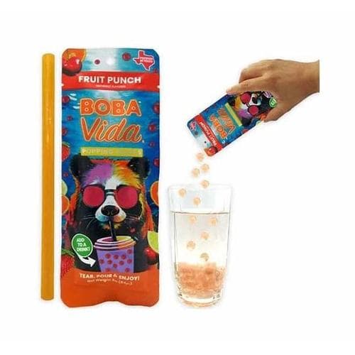 Bobacida Fruit Punch Boba Pouch Popping Mix