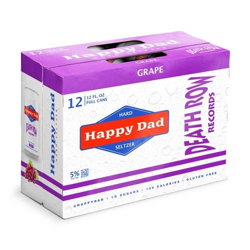 Happy Dad Grape Hard Seltzer • 12pk Cans