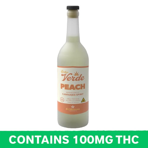 8th Wonder Ocho Verde Peach Non Alch Spirit 100mg Delta 9 • 750ml