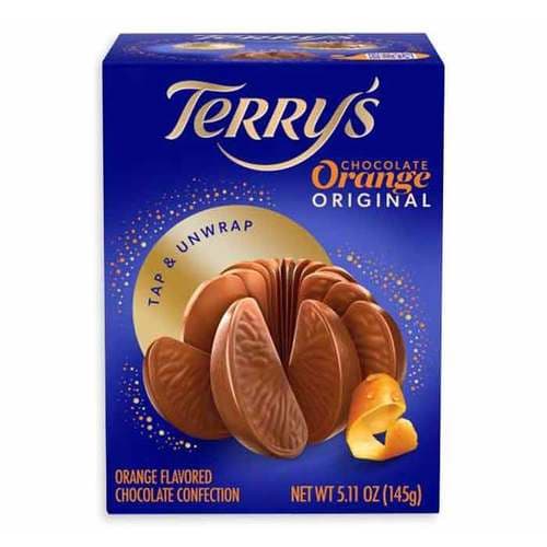 Terry's Orange Milk Chocolate Candy Ball Tear A Part