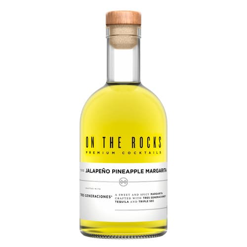 On The Rocks Cocktails Tres Gen. Jal. Pine. Marg