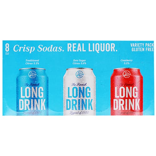 Long Drink Cocktail • Variety Pack 8pk-12oz