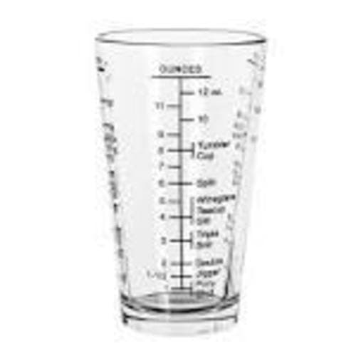 #1639 / 1918m Measuring Pint Glass