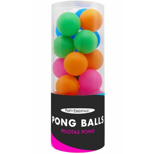 Neon Glow Beer Pong Balls 24 Pack
