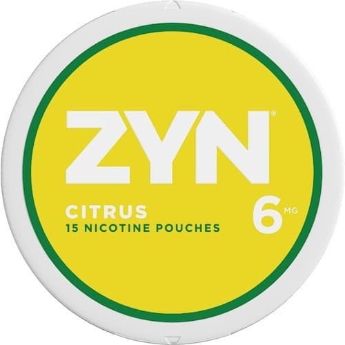 Zyn Nicotine Pouches Citrus 6mg • Can