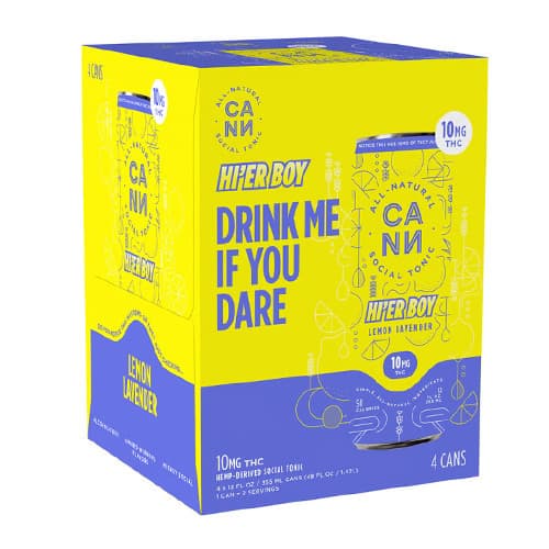 Cann Social Tonic Lemon Lavender 10mg Hemp Derived Thc