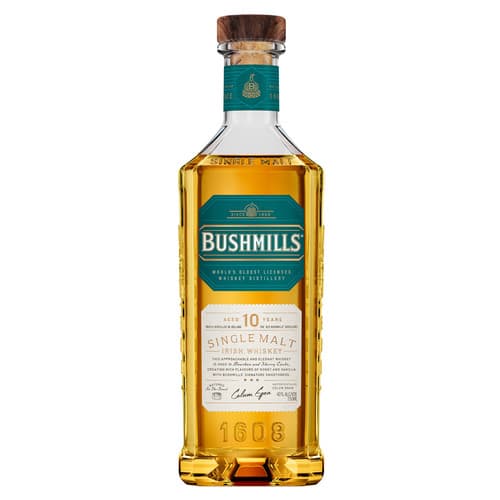 Bushmills 10 Year Old Single Malt Irish Whiskey