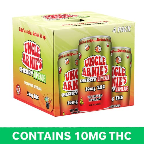 Uncle Arnie's Cherry Limeade 10mg Delta 9 4pk Can