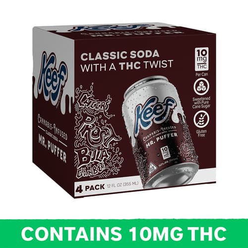 Keef Mr Puffer Soda 10mg Delta 9 4pk Can